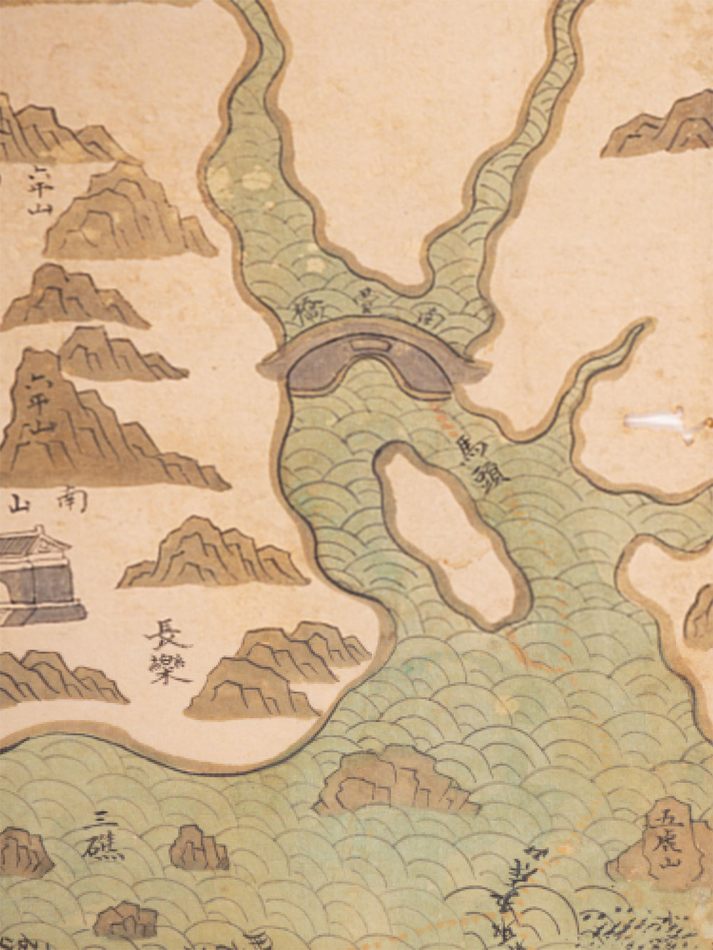 Sea route map of Zheng He